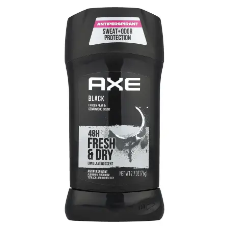 Axe, 48H, антиперспирант против пота, черный, 76 г (2,7 унции)