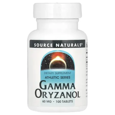 Source Naturals, Athletic Series, гамма оризанол, 60 мг, 100 таблеток – оригинальная продукция AthleticFuel