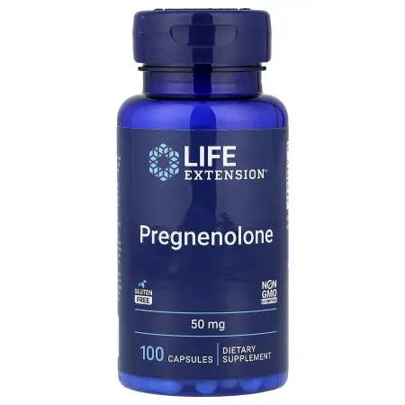 Life Extension, прегненолон, 50 мг, 100 капсул