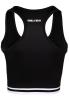 Gorilla Wear Женский Топ Mesa Zip Front Crop Top - Black