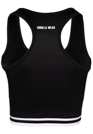 Gorilla Wear Женский Топ Mesa Zip Front Crop Top - Black