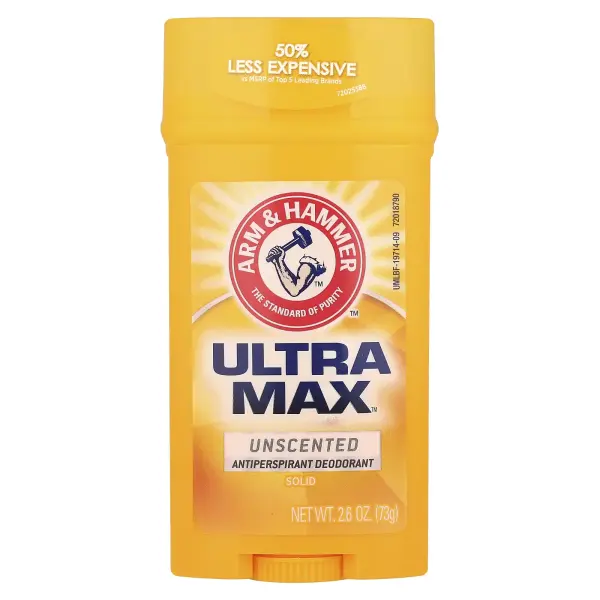 Arm & Hammer, UltraMax, твердый дезодорант для мужчин, без запаха, 2,6 унции (73 г)