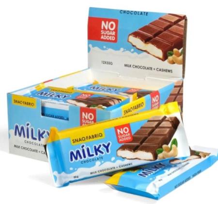 Bombbar SNAQ FABRIQ Milky Молочный шоколад 55 г