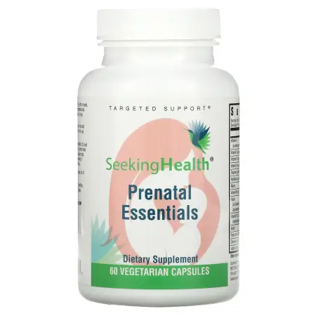 Seeking Health, Prenatal Essentials, 60 вегетарианских капсулSeeking Health, Prenatal Essentials, 60