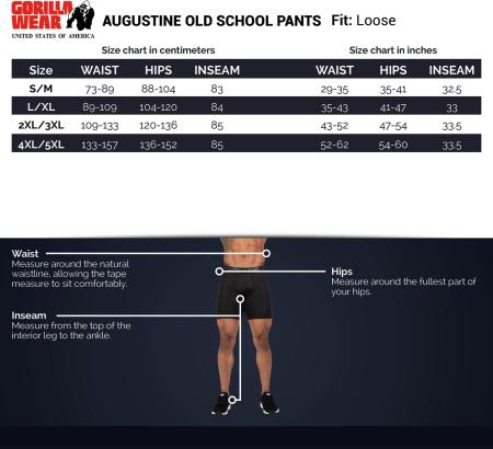 Gorilla Wear Штаны Augustine Old School Pants - Black/Red