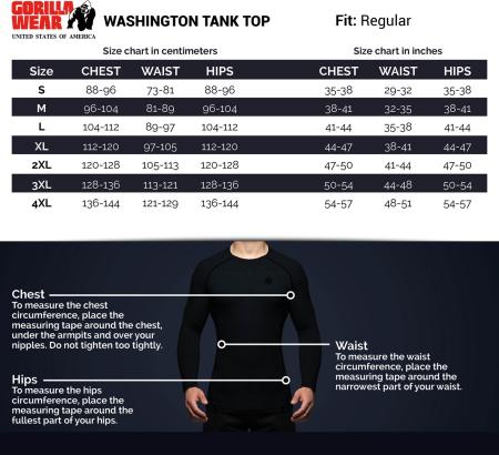 Gorilla Wear Безрукавка Washington Tank Top - Black