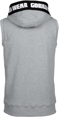 Gorilla Wear Безрукавка Milwaukee S/L Zipped Hoodie Gray Melange