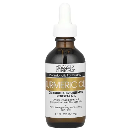 Advanced Clinicals, масло куркумы, идеальное для проблемной кожи, 53 мл (1,8 жидк. унции)