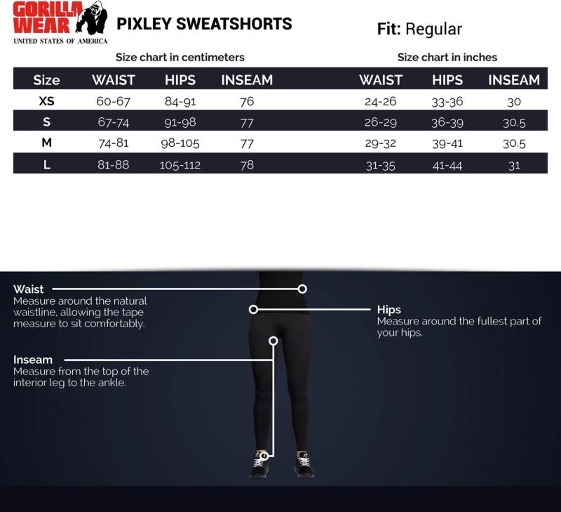 Gorilla Wear Женские шорты Pixley Sweatshorts Black