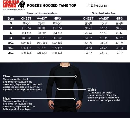 Gorilla Wear Безрукавка Rogers Hooded Tank Top Black