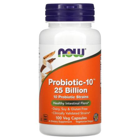 NOW Foods Probiotic-10 25 млрд 100 капсул