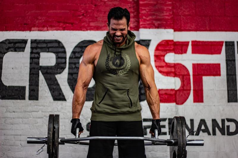 Gorilla Wear Безрукавка Manti Sleeveless Hoodie Army Green