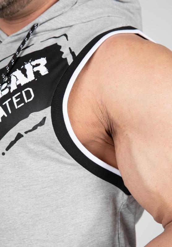 Gorilla Wear Безрукавка Loretto Hooded Tank Top Gray Melange