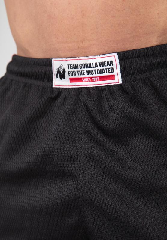 Gorilla Wear Штаны Wallace Mesh Pants - Black/Red