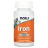 NOW Foods, Железо, 18 мг, 120 растительных капсул – оригинальная продукция AthleticFuel