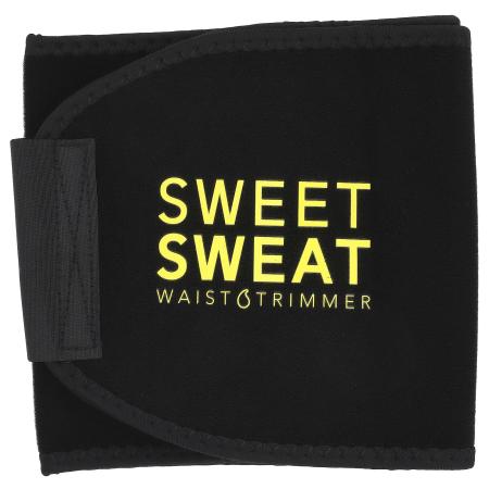 Sports Research, Sweet Sweat, пояс для похудения, маленький, черный и желтый, 1 шт.
