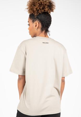 Gorilla Wear Женская футболка Bixby Oversized T-Shirt Beige