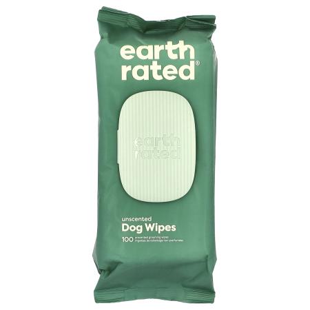 Earth Rated, салфетки для собак, без запаха, 100 шт.