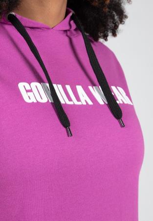 Gorilla Wear Женская Безрукавка Virginia Sleeveless Hoodie - Fuchsia