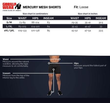 Gorilla Wear Шорты Mercury Mesh Shorts Gray/Black
