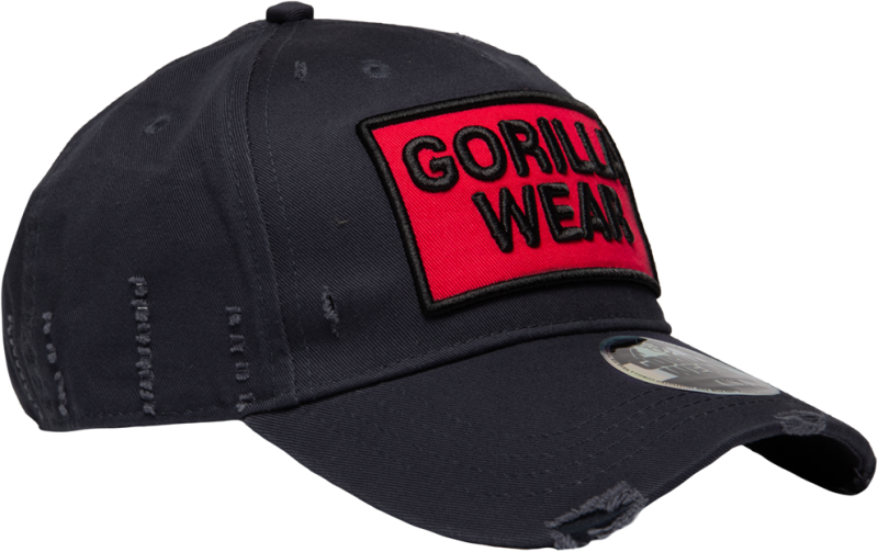 Gorilla Wear Бейсболка Harrison Cap Black/Red