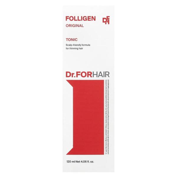 Dr.ForHair, Folligen, тоник, оригинальный вкус, 120 мл (4,06 жидк. унции)