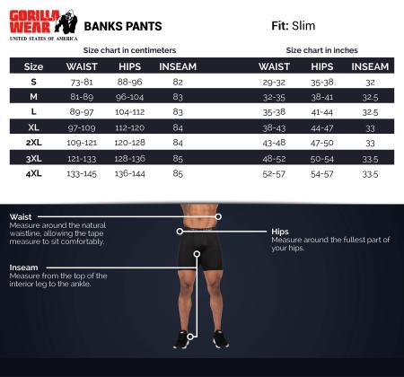 Gorilla Wear Штаны Banks Pants Black/Yellow
