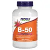 NOW Foods, B-50, добавка с витаминами группы В, 250 таблеток – оригинальная продукция AthleticFuel