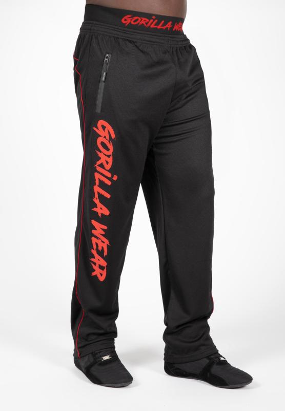Gorilla Wear Штаны Mercury Mesh Pants Black/Red