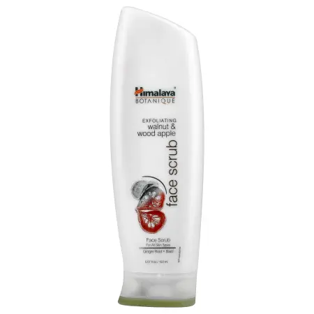 Himalaya, Botanique, Отшелушивающий скраб для лица с грецким орехом и деревянным яблоком, 5.07 жидки