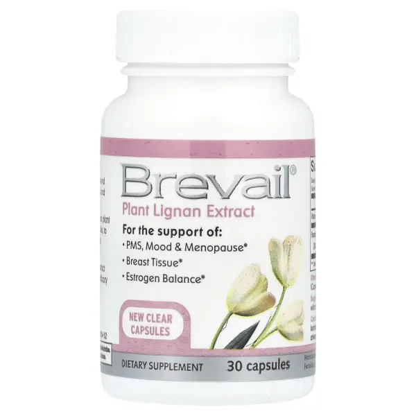Barlean's, Brevail, экстракт лигнана из растений, 30 капсул