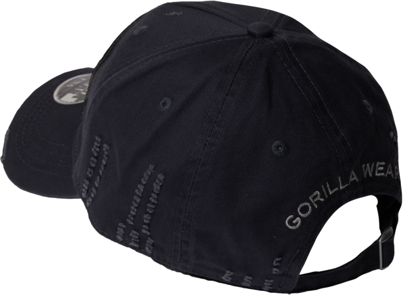 Gorilla Wear Бейсболка Harrison Cap Black/White