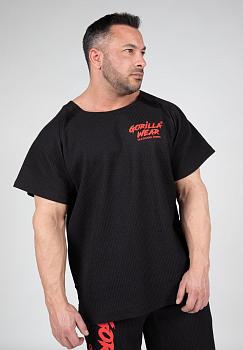 Gorilla Wear Футболка Augustine Old School Workout Top Black/Red Gorilla Wear Футболка Augustine Old School Workout Top Black/Red