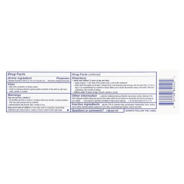 Sensodyne, зубная паста с фторидом для чувствительных зубов, мята, 96,4 г (3,4 унции)