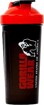 Gorilla Wear Шейкер Shaker XXL - Black/Red 1000 ml