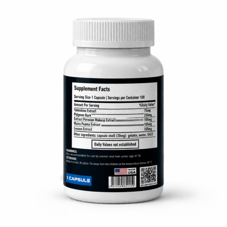 GSS Lab Йохимбин 675 мг 90 капсул – оригинальная продукция AthleticFuel