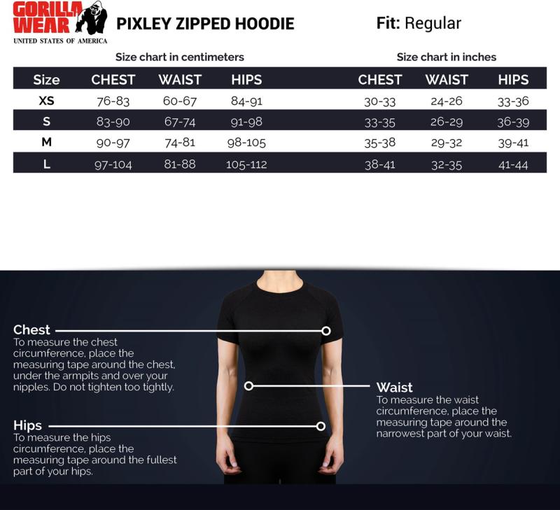 Gorilla Wear Женская кофта Pixley Zipped Hoodie Gray