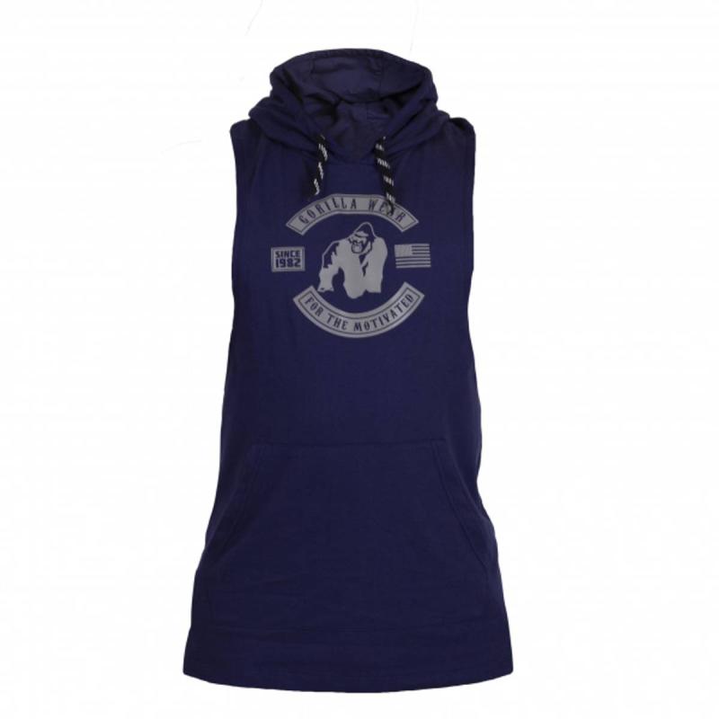 Gorilla Wear Безрукавка Lawrence Hooded Tank Top Navy