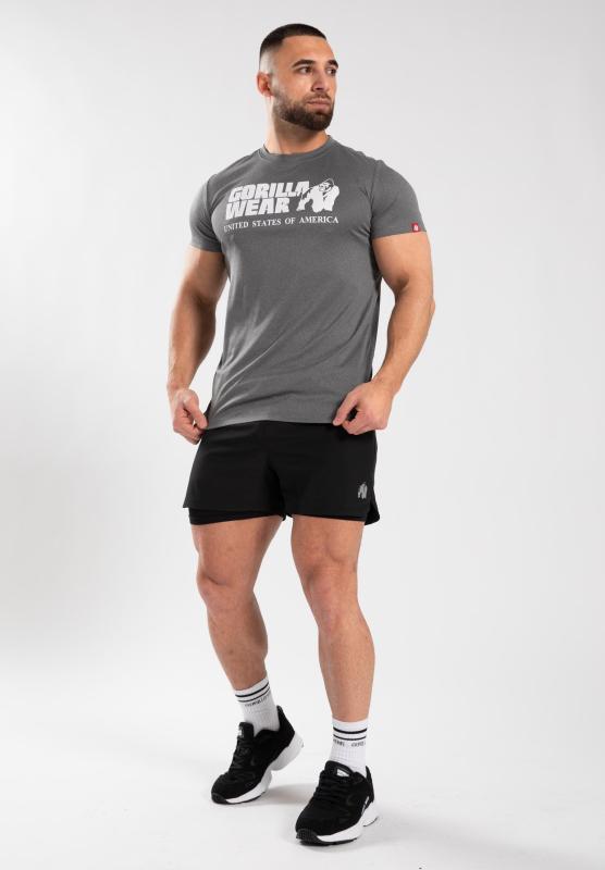Gorilla Wear Футболка Classic Training T-Shirt - Gray Melange