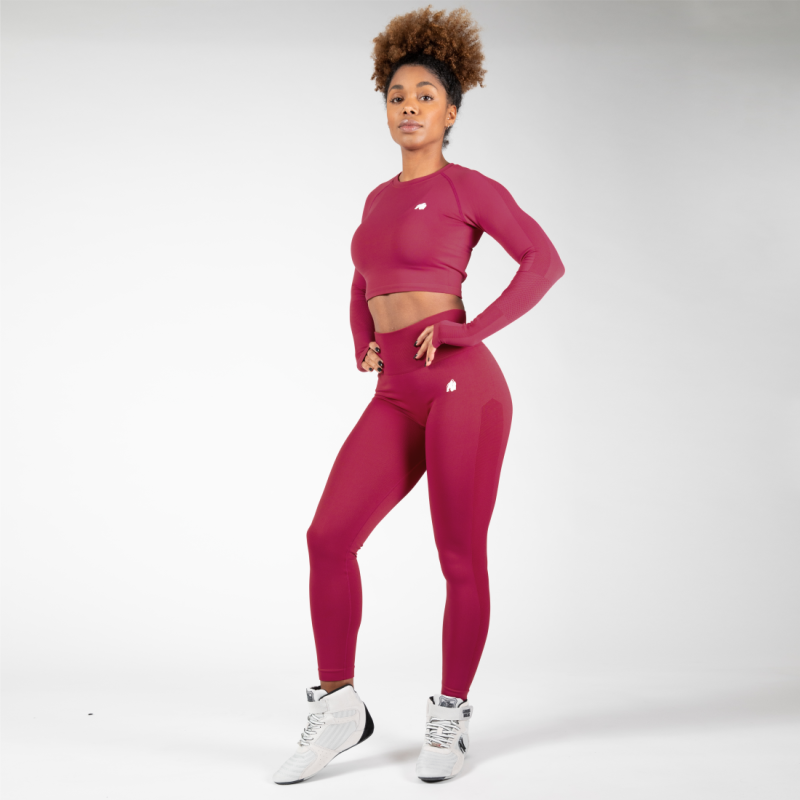 Gorilla Wear Женская кофта Hilton Seamless Longsleeve Fuchsia