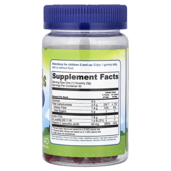 TruBiotics, для детей, жевательные таблетки для поддержки пищеварения и иммунитета, без сахара, вкус – оригинальная продукция AthleticFuel