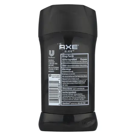 Axe, 48H, антиперспирант против пота, черный, 76 г (2,7 унции)