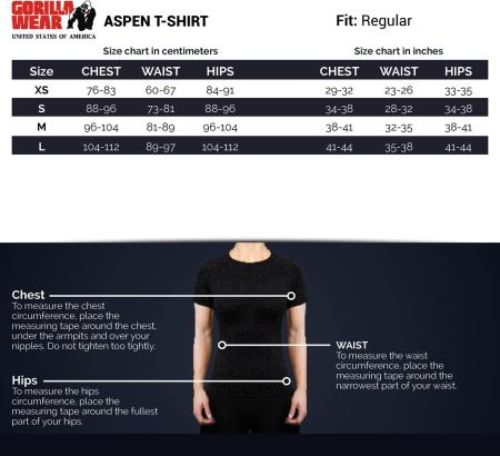 Gorilla Wear Женская футболка Aspen T-shirt Dark Gray