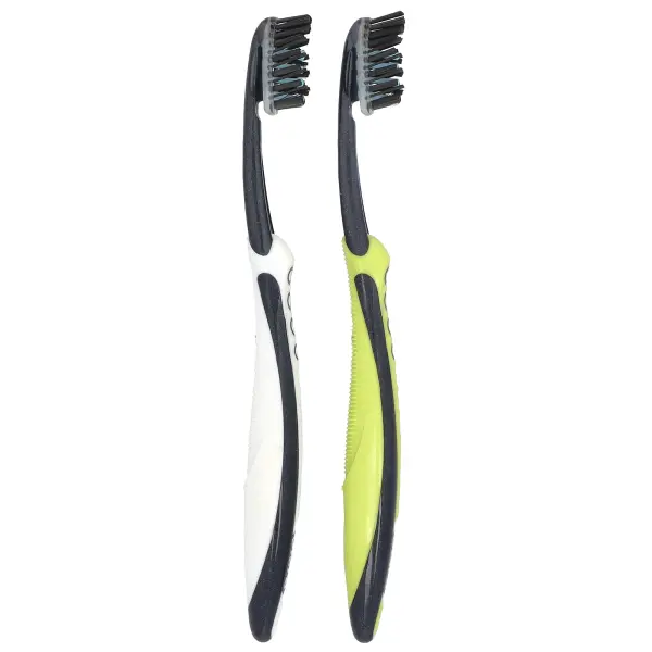 Oral-B, Угольная зубная щетка Pro-Flex, средний размер, 2 шт. В упаковке