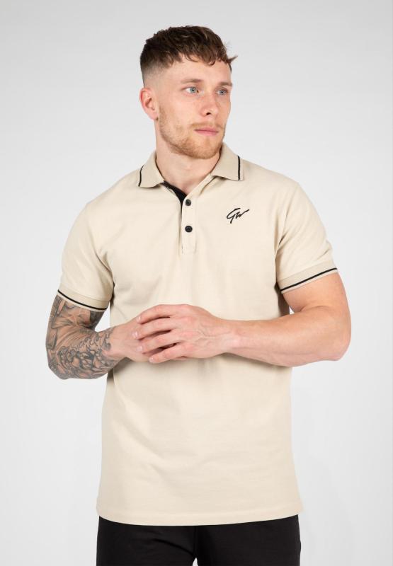 Gorilla Wear  Delano Polo Beige/Black 