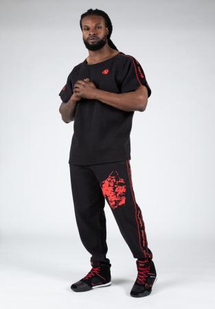 Gorilla Wear Футболка Buffalo Old School Workout Top  Black/Red