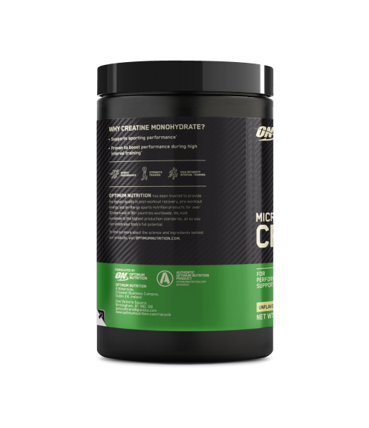 Optimum Nutrition Микронизированный креатин моногидрат EU 634 грамм – оригинальная продукция AthleticFuel