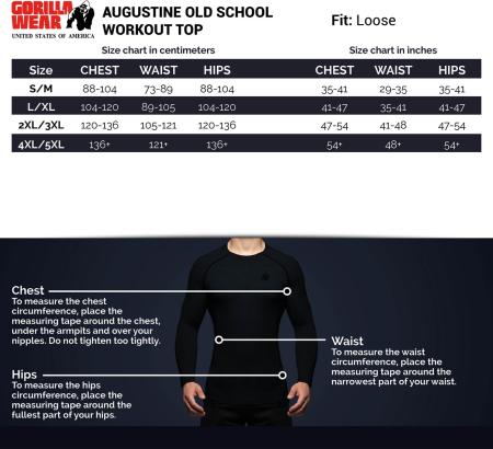 Gorilla Wear Футболка Augustine Old School Workout Top Gray