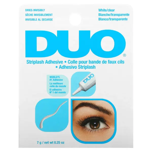 DUO, Клей для накладных ресниц, белый/прозрачный, 7 г (0,25 унции)