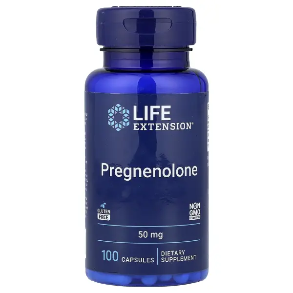 Life Extension, прегненолон, 50 мг, 100 капсул